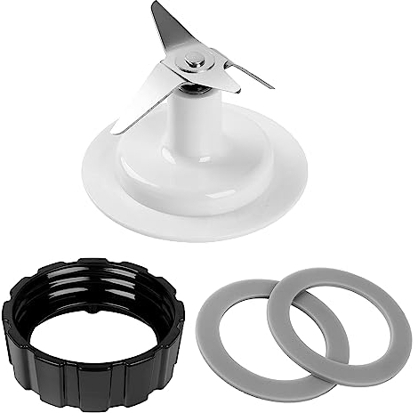 Replacement parts for Hamilton Beach blender blades with blade seal, bottom cover and 2 rubber O-rings