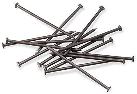 Clavos de acero liso multiusos de 8 mm x 300 mm (20 unidades)