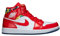 NIKE Air Jordan 1 Mid SE Mens Basketball Trainers DC7294 Sneakers Shoes (UK 7 US 8 EU 41, Chile red White Pollen 600)