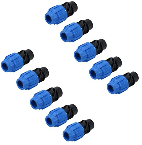 20mm x 1/2 MDPE Female Adapter Compression Coupling Fitting Water Pipe 10PK