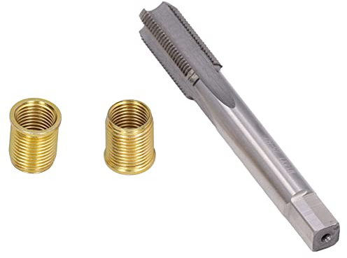 Gewindeeinsätze M12 x 1,25, verzinkt Professionelle Standardgrößen M14 x 1,25 Gewindebohrer für 14 mm x 1,25 mm Zündkerzen