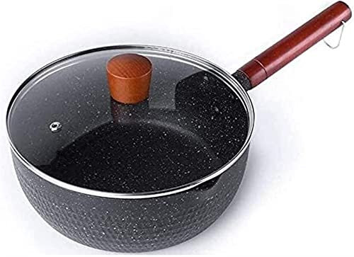 Wok 18cm poêle en bois antibarmace