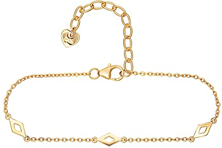 cai Damen Armband 925/- Sterling Silber 15+4cm Glänzend gelb 360260194V-19