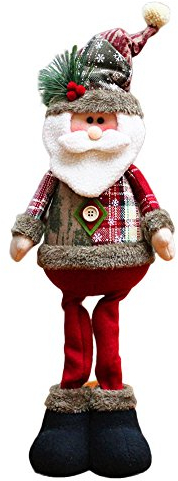 SOOUICKER Weihnachtswichtel Figuren Weihnachtsdeko Wichtel 1PCS Schwedischen Weihnachtsmann Santa Deko Weihnachten Stehend Leuchtende Deko Weihnachten Weihnachtswichtel Figuren Sitzend
