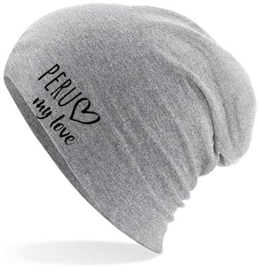 Huuraa Mütze Peru My Love Geschenk Heather Grey Peru Accessoire