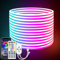 segrass Neon Led strip 20m, mit Fernbedienung, APP Steuerung, IP65 wasserdichte flexible Rgb LED Streifen, 24V LED band Seil Lampe, anwendbar auf Schlafzimmer, Raum und Außendekoration