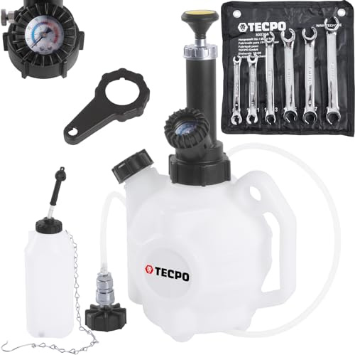 Bremsenentlüftungsgerät, 4L + Bremsleitung Schlüssel 8-19mm