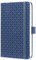 SIGEL J6100 Wochenkalender 2026 A6 blau, Hardcover, Gummiband, Stiftschlaufe, Einstecktasche, 174 Seiten, vegan, Buchkalender, Terminplaner Kalenderbuch Jolie