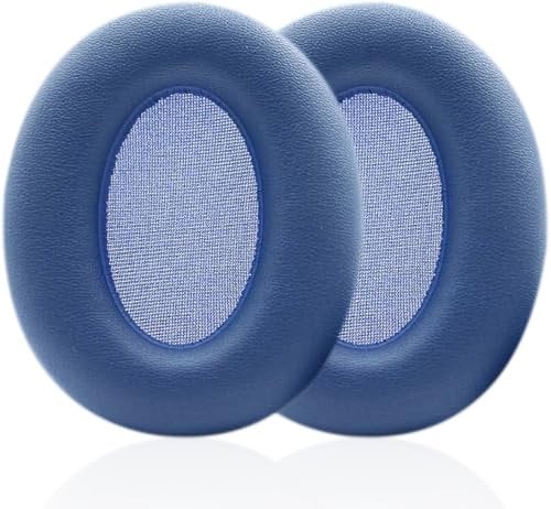Q20 replacement ear pads compatible with Anker Soundcore Life Q20 Q20BT headphones Akkiv replacement ear pads are made of protein leather and memory foam - blue