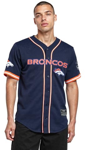Pro Standard Men's NFL Mesh Poly Mesh Button-Down Top T-Shirt