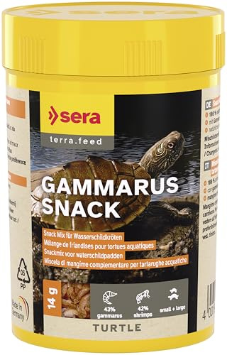 sera Raffy I Nature 100 ml (14 g) | Snack für Wasserschildkröten & kleine Reptilien | proteinreicher Mix aus Gammarus, Garnelen, Fischen & Krill | ohne Farb- & Konservierungsstoffe