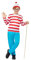 Smiffys Where's Wally Costume, Childrens Red & White Top, Trousers, Hat & Glasses, Official License Outfit with Elasticated Waist & Iconic Logo, Perfect Themed Parties or World Book Day or Halloween
