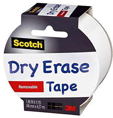 Scotch Dry erasetape, Sonstige, mehrfarbig, 48mm x 4.57m