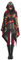 YEESAM Hoodie Poncho Bohemian Decke, Kapuzen-Schal Umhang Umhang Schal Quaste, Kaffee