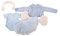 Götz 3402602 Kombination Skating - Schlittschuh Outfit Puppenbekleidung Gr. XL - 5-teiliges Bekleidungs- und Zubehörset für Stehpuppen von 45-50 cm