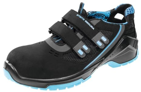 Steitz Secura Sandale schwarz/blau VD PRO 1000 ESD, S1 NB, EU-Schuhgröße: 47