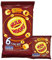 Hula Hoops - BBQ BEEF Multipack 6 x 24g Bags - Deliciously Crunchy Potato Rings - Completely free from artificial flavours, colours and MSG, Suitable for Vegetarians.