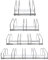 Hillington 2, 3, 4, 5 Bike Floor Or Wall Mount Bicycle/Galvanised Cycle Rack Storage Locking Stand Great For Garage, Garden Or Shed And For Security (Two Bikes)