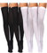 4 Medias de Nylon (Negro, Blanco)