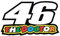 Adesivi riflettenti per casco 46 The Doctor
