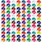 Elcoho 96 Stück Magic Worm Toys Magic Wiggly Twisty Fuzzy Wurm für Karneval Party Supplies, 16 Farben