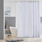 Furlinic Cortina Ducha Antimoho Impermeable Tela Poliester Blanco Cortinas Baño Originales Lavables 180x180cm con 12 Anillas Cortina Ducha