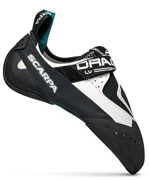SCARPA Drago LV Rock Climbing Shoes for Sport Climbing and Bouldering - Low-Volume Fit and Specialized Performance for Sensitivity - White - 7