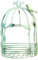 TentHome Pflanzkorb hängend Metall Blumenkorb Wandkorb Pflanzen Wandtopf Vintage Wandtopfhalter Wandblumenhalter Blumentopf Blumenregal draußen Landhausstil Wanddeko Garten L, antikes grün