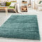 HomebyHome Shaggy Teppich Wohnzimmer 200x290 cm - 50 mm Florhöhe Hochflor Wohnzimmerteppich Aqua Extra Weich und Flauschig - Langflor Teppiche für Schlafzimmer, Küche, Flur - Carpet, Halı, Kilim