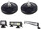 RIGIDON 2 Pcs 75mm led arbeitsscheinwerfer led lichtleiste halterung, Universal Magnetische Pkw-Dachhalterung, starke magnetische Arbeitslicht-Halterung für Offroad auto ATV, LKW, KFZ, (Modell A)