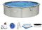 Bestway Hydrium Stahlwandpool Komplett-Set mit Sandfilteranlage Ø 460 x 120 cm, grau, rund