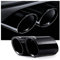 MYDH Auspuffblenden Für BMW 2006 2007 2008 2009 2010 E90 E92 325 Titan Black Tail Tip End Rohrableitschalldämpfer Auspuff Endrohr