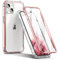 SURITCH Kompatibel mit iPhone 13 Hülle Schutzhülle 360° Stoßfest Transparent Front Und Rückenschutz Handyhülle TPU Bumper Eingebautem Displayschutz für iPhone 13 6,1 Zoll (Klar&Roségold)