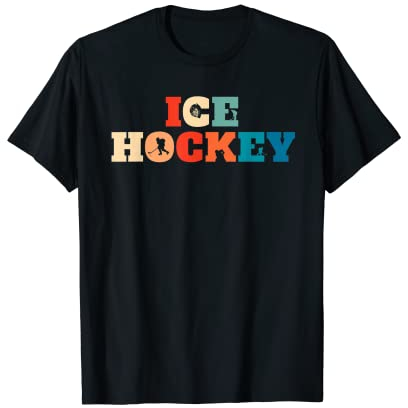 Retro Eishockey Hockey - Vintage Eishockeyspieler T-Shirt
