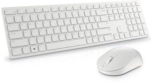 Tastiera e mouse senza fili Dell Pro - KM5221W - Italiano (QWERTY) - bianca