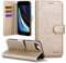 JOYSIDEA iPhone SE 2022 | SE 2020 | 8 | 7 Wallet Case, PU Leder Magnetische Flip Folio Handyhülle mit Kartenhalter, Ständer & Stoßfeste Abdeckung für iPhone 7 | 8 | SE2 | SE3, Gold