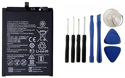 Audiosystem BATTERIA PER HUAWEI MATE 20 PRO LYA-L09, P30 PRO VOG-L29 AL00 HB486486ECW, INCLUSO KIT MONTAGGIO BATTERIA