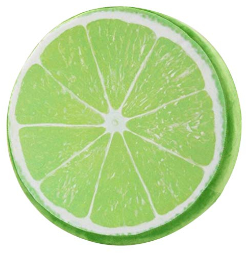 Gatuida Fruchtkissen Runde Fruchtkissen Gefüllte Wurfkissen 3D Dekorative Bodenkissen Stuhlsitz Sitzkissen