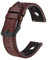 BISONSTRAP Rally Uhrenarmband 22mm, Uhrenarmbänder aus Leder für Herren, Braun mit Schwarze Schnalle