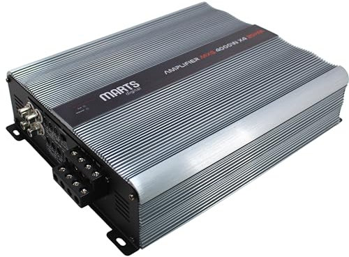 Marts Digital 4 Ch Amplifier Full Range Class D Compact 4000w 2 ohm MXS-4000x4-2