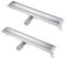 Finmrys Caniveau de Douche Italienne a Carreler 40 cm Acier Inoxydable Extra Plat Siphon de Sol Douche Italienne pour Salle de Bain