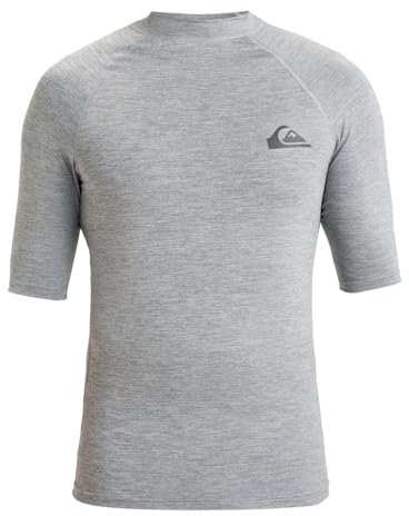 Quiksilver - Upf50 Ss S/SL Surf Tee für Männer - Quarry - Heather - S