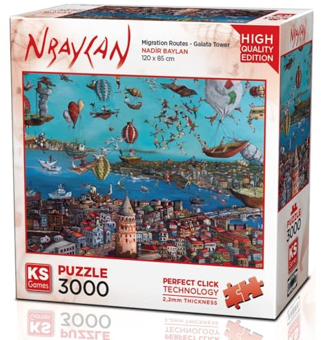KS Games 3000 Teile Galata Tower Puzzle