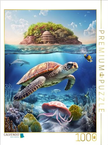 CALVENDO Puzzle EIN Motiv aus dem Kalender Die Schönheit unter und über Wasser | 1000 Teile Lege-Größe 64 x 48 cm Foto-Puzzle für glückliche Stunden