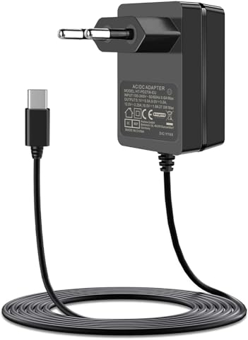 Miuzei para Raspberry Pi 5 Fuente de Alimentación,5,1V 5A 27W Type-C Power Supply:100-240V 50/60 Hz Adaptador para Raspberry Pi 5 4 GB 8GB GAN Cargador
