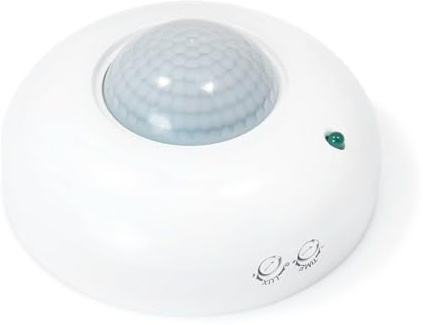 MasterLED Bewegungsmelder 4990 PIR Aufputz 360° - Sicherheit und Automatisierung in Reichweite - Einfache Installation - Multifunktional und robust - Energiesparend und sicher