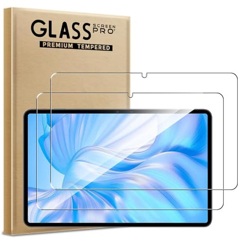 WFTE [2 Stück Schutzfolie Kompatibel für OUKITEL OT5 Tab 12/Honor Pad 8 Panzerglas Schutzfolie 9H Härte, Anti-Kratzen, Anti-Öl, Anti-Bläschen Schutzfolie Displayschutzfolien