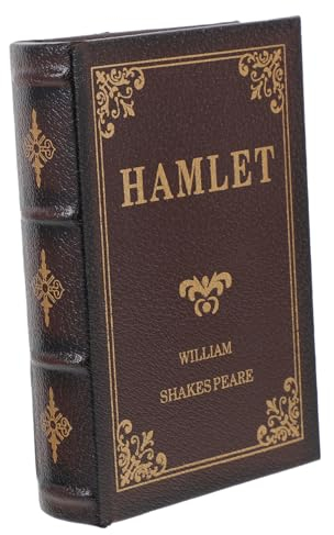 TOPPERFUN Vintage European Style Fake Book Storage Box, 6.80x4.72x1.45in PU Leather, Decorative for Study and Desktop
