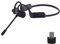 oleap Pilot P200b Pro Open Ear Wireless Headset with Noise Cancelling Microphone,50dB AI ENC Bluetooth Headphones with Mic for Work Calls Meetings Office,USB-A Dongle for Laptop PC
