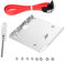 Mllepjdh Adaptateur de baie de disque dur 2,5 vers 3,5 - Support de montage pour disque dur interne HDD SSD 2,5 à 3,5